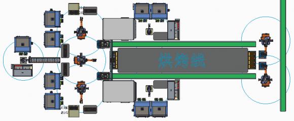 手機(jī)后玻璃自動組裝線